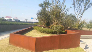 延津耐候钢挡土墙